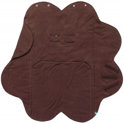 Baby blanket fleur toffee...