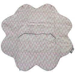 Baby blanket heart grey...